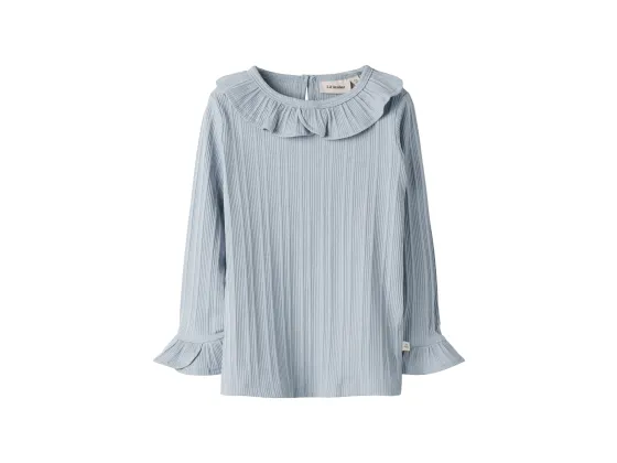 Tansy Slim Top, Zen Blue - Lil' Atelier