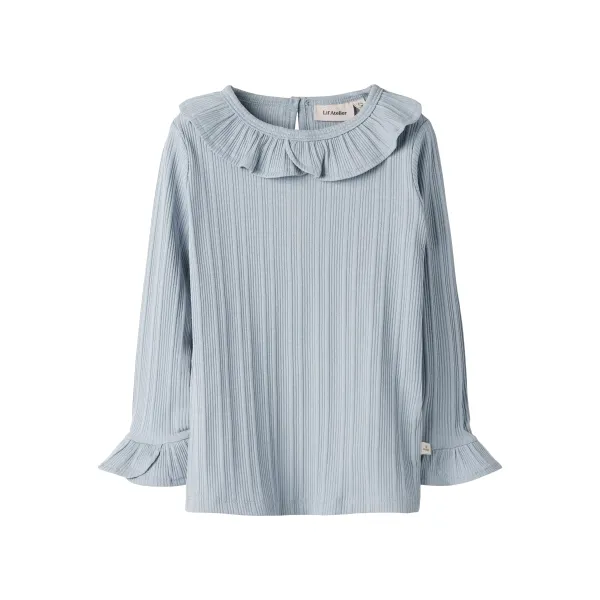 Tansy Slim Top, Zen Blue - Lil' Atelier