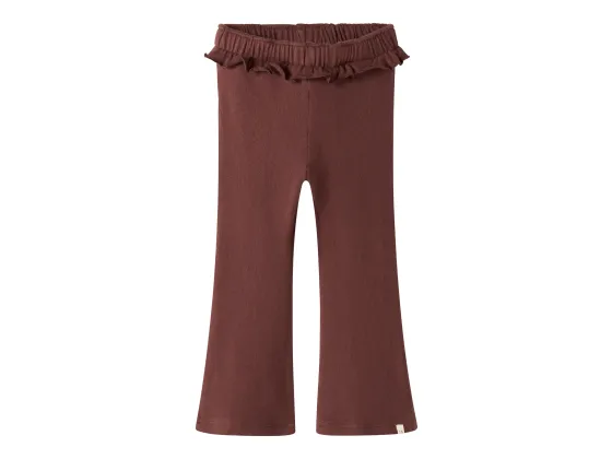 Thora Bootcut Pant, Hot Chocolate - Lil' Atelier