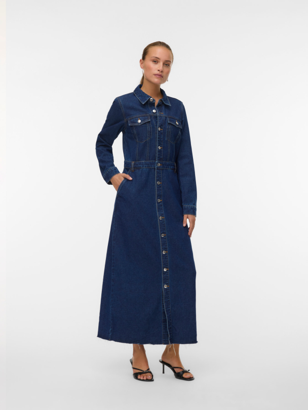 VMMOLLY LS ANK DENIM DRESS - Image 3