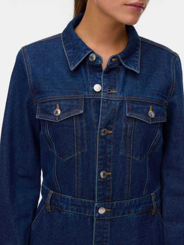 VMMOLLY LS ANK DENIM DRESS - Image 5