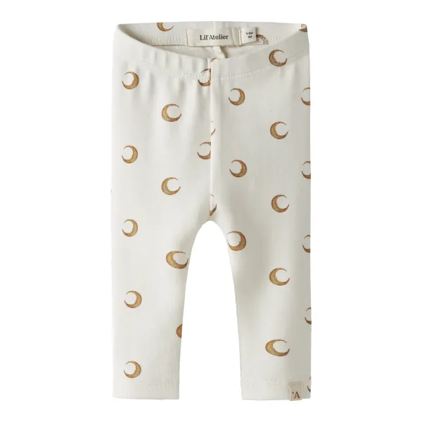 Layo Slim Legging, Coconut Milk MOON - Lil' Atelier