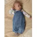 Taya Loose Denim Overall, Medium Blue Denim - Lil' Atelier