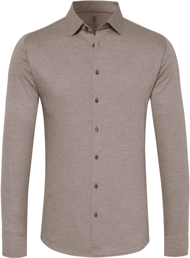 Casual Kent skjorte, brun - Image 5