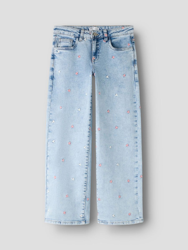 NKFRose wide jeans, hjerter - Image 2