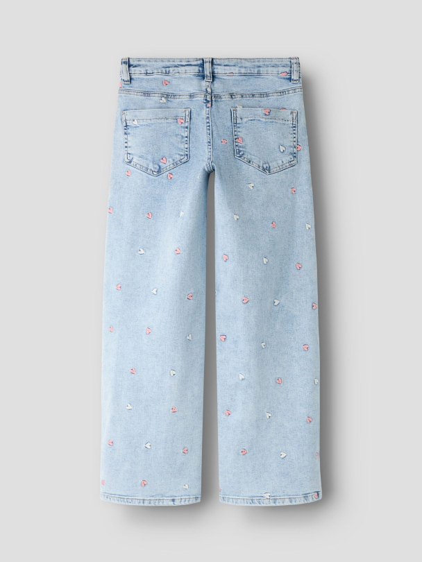 NKFRose wide jeans, hjerter - Image 3