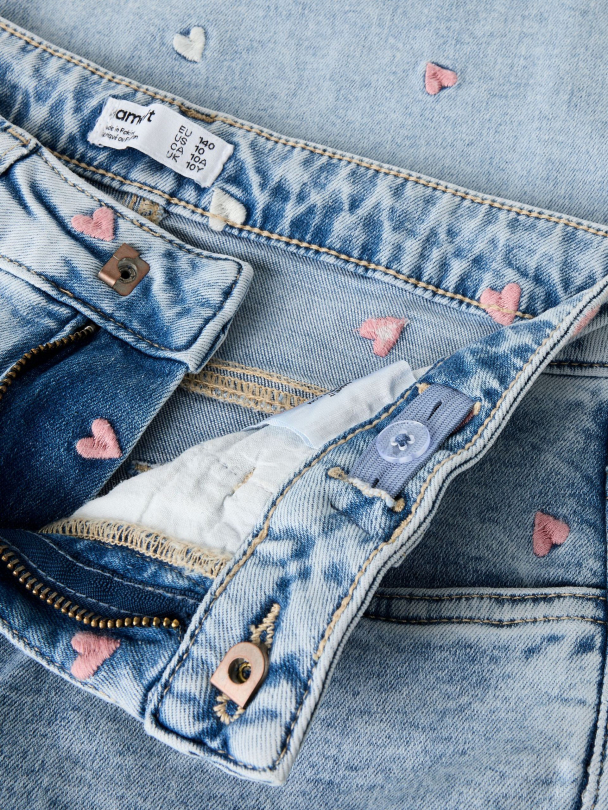 NKFRose wide jeans, hjerter - Image 5