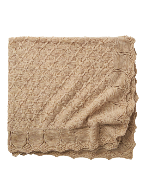 NBNWRUNI WOOL KNIT BLANKET - Image 1