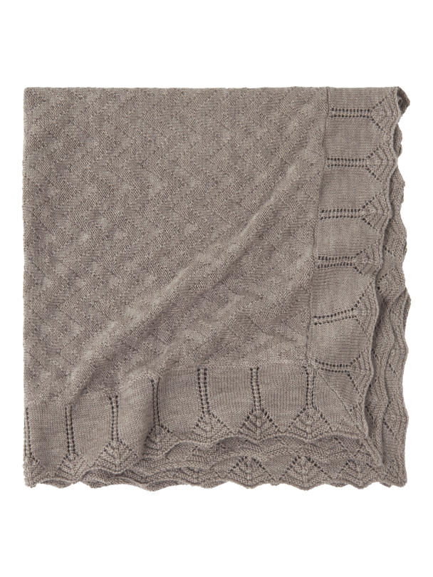 NBNWRUNI WOOL KNIT BLANKET - Image 1