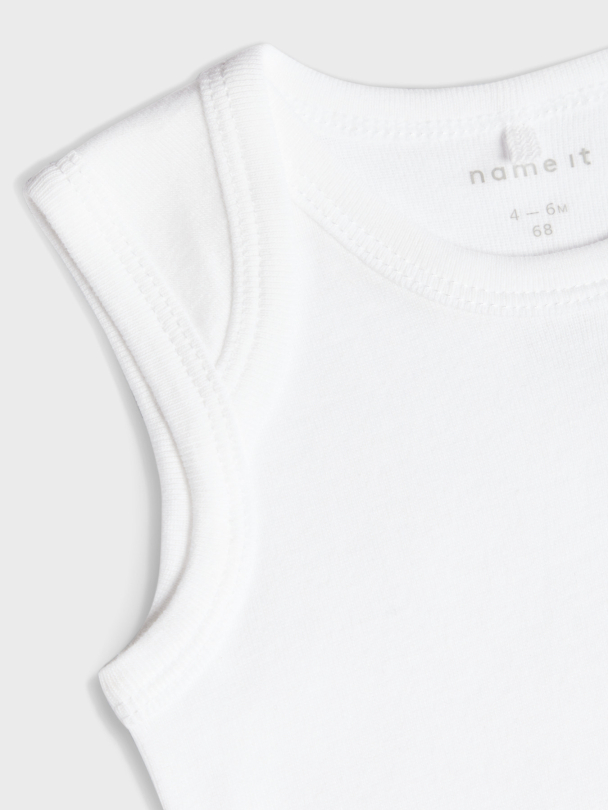 NBNBODY 3P TANK SOLID WHITE 3 NOOS - Image 2