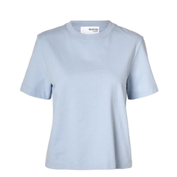 Essential Boxy Tee - Cashmere Blue 