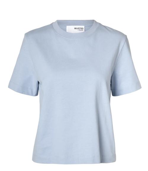 Essential Boxy Tee - Cashmere Blue 
