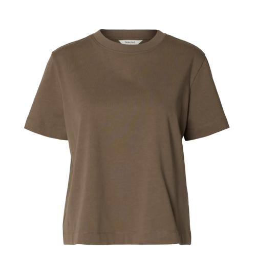 Essential Boxy Tee - Chocolate Chip 