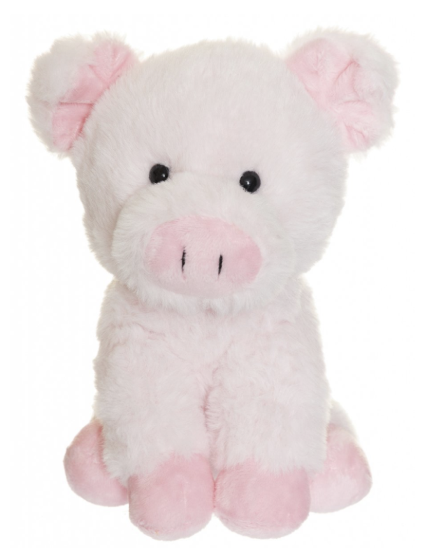Teddy Farm gris sittende 18 cm