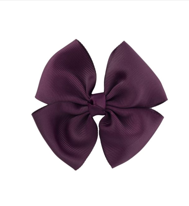 NKFTRIMMU HÅRSPENNE SLØYFE - ARCTIC DUSK/MØRK LILLA