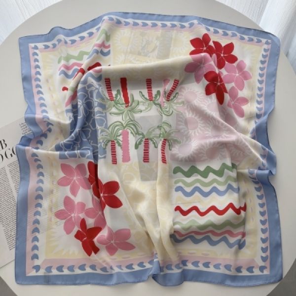 Bandana Poly Lys Blå