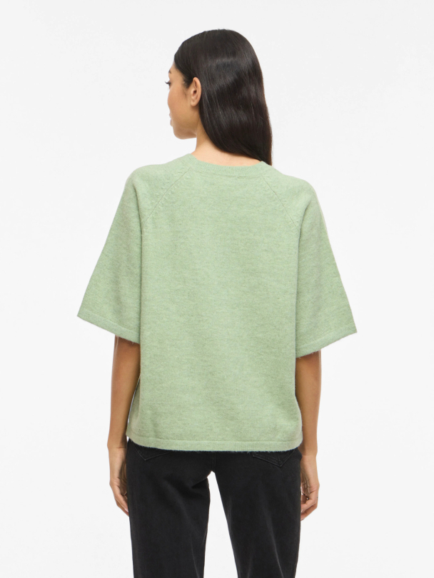 VILIGA 2/4 O-NECK KNIT TOP – NOOS - Image 3
