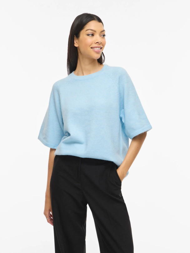 VILIGA 2/4 O-NECK KNIT TOP – NOOS - Image 3