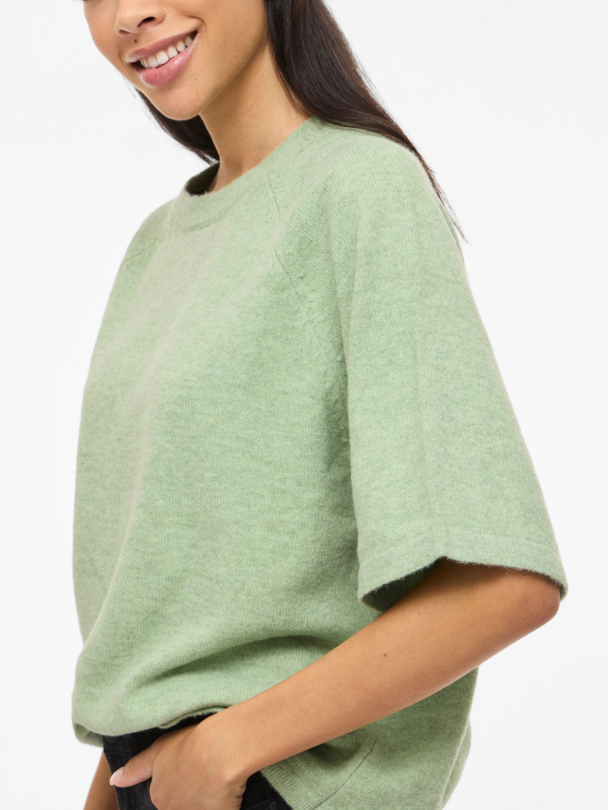 VILIGA 2/4 O-NECK KNIT TOP – NOOS - Image 4