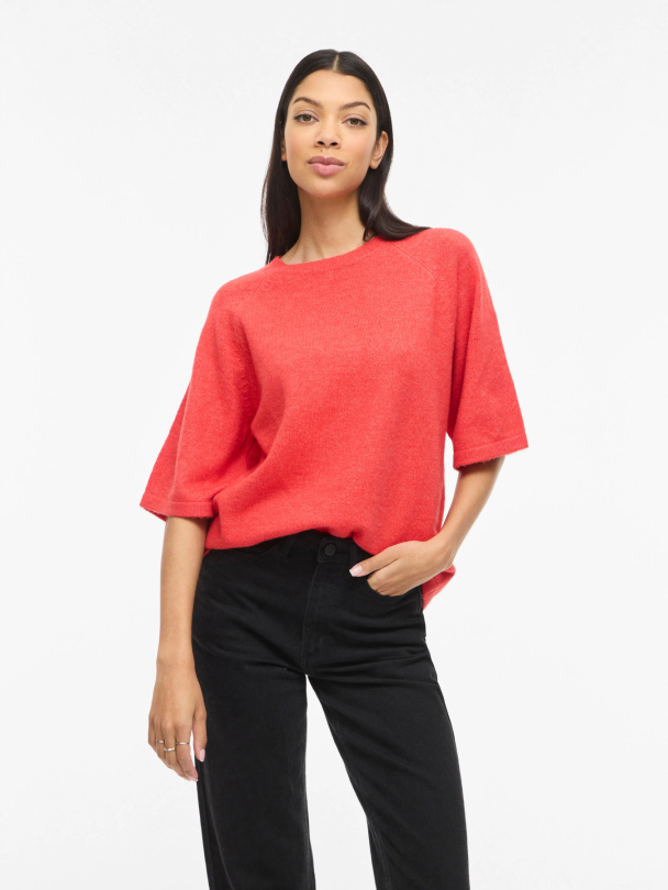 VILIGA 2/4 O-NECK KNIT TOP – NOOS - Image 4