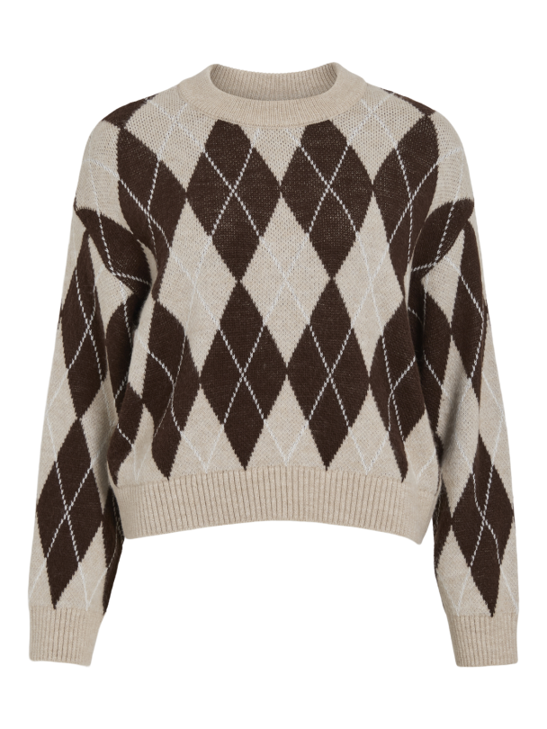 VIMony check knit pullover - Image 1