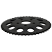 Rear sprocket, black. 48t