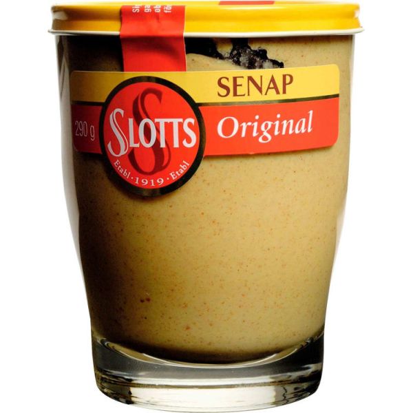 Sennep 290g Slotts x 12