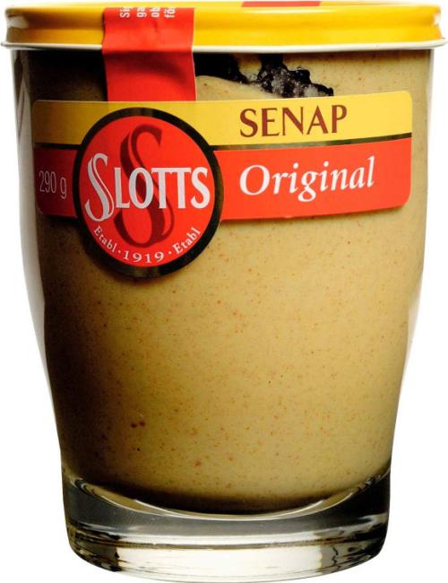 Sennep 290g Slotts x 12