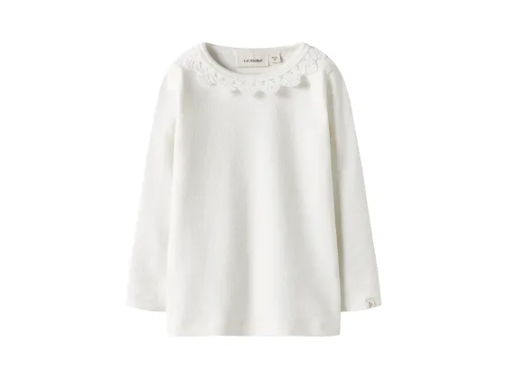 Tapia Slim Top, Coconut Milk - Lil' Atelier