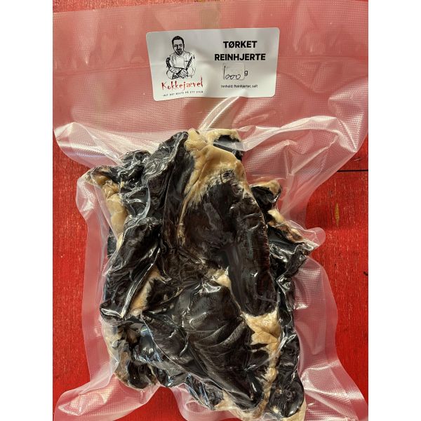 Tørket reinhjerte 1000 g 