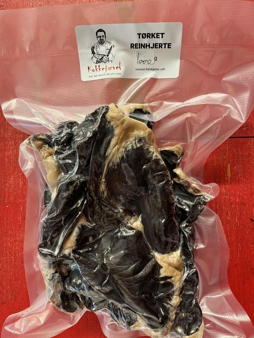 Tørket reinhjerte 1000 g 