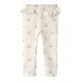 Gavo Slim Legging, Pastel Parchment / Swan - Lil' Atelier