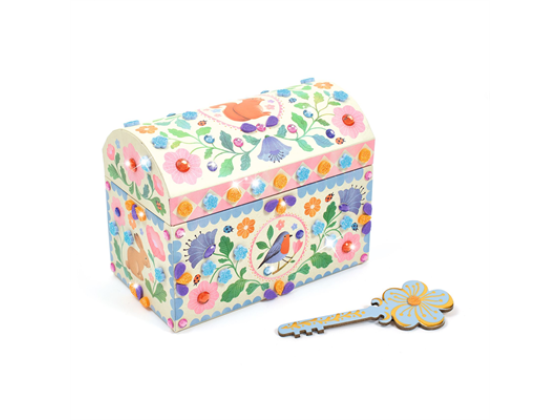 Hobbysett - Dekorer din egen skattekiste, Blomster