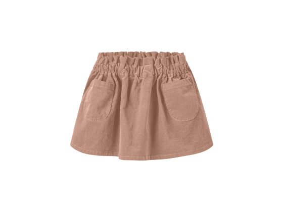 Somba Loose Cord Skirt, Roebuck - Lil' Atelier