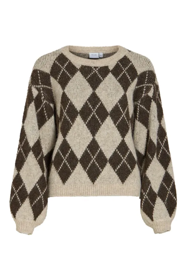 VIKarley knit pullover, brun - Image 2