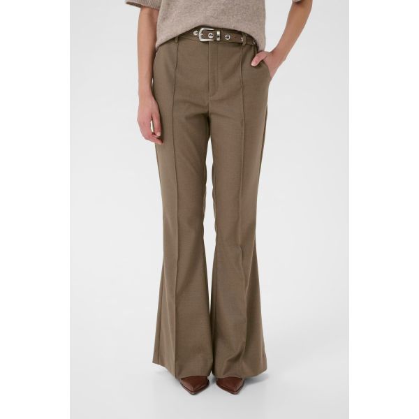 Paula Flared Pants - Dark Timberwolf 