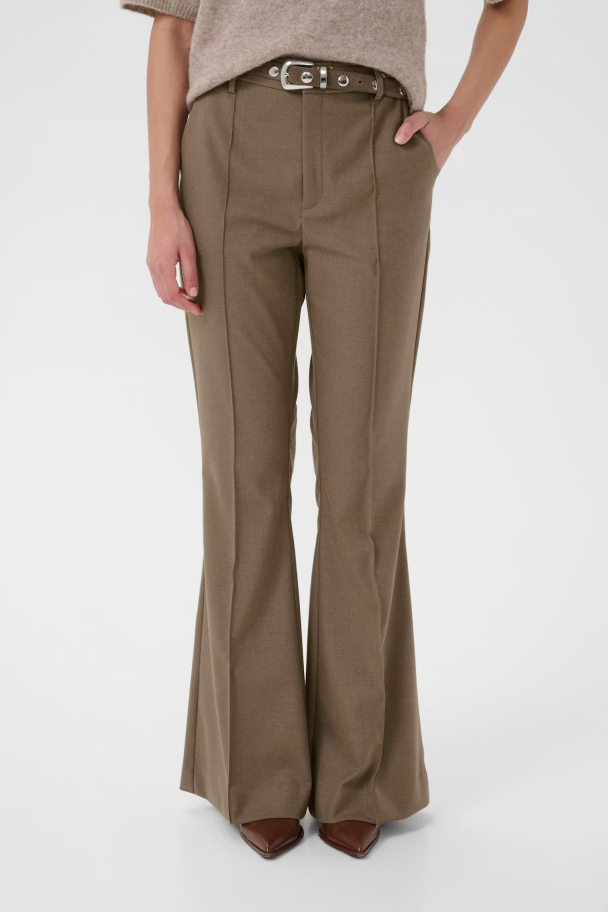 Paula Flared Pants - Dark Timberwolf  - Image 1