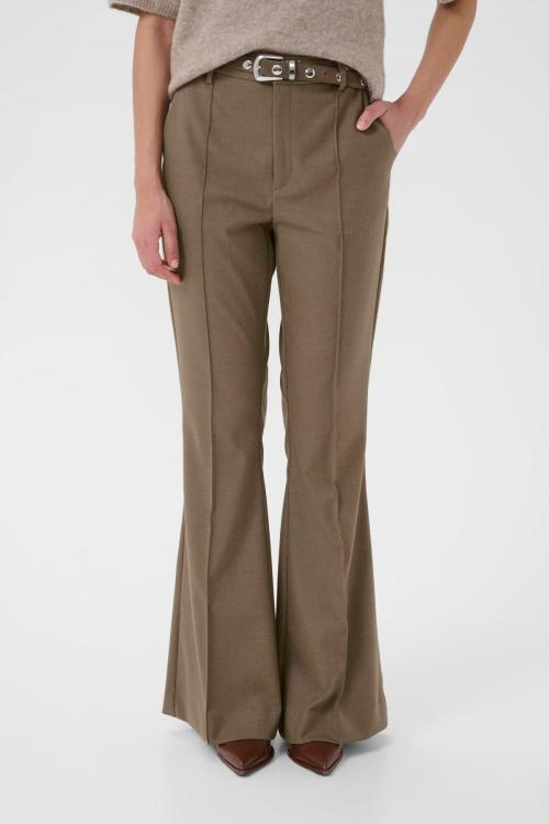 Paula Flared Pants - Dark Timberwolf 