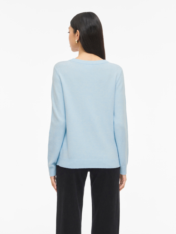 VIRIL O-NECK L/S KNIT TOP - NOOS - Image 2