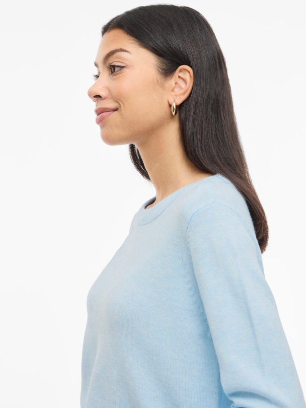 VIRIL O-NECK L/S KNIT TOP - NOOS - Image 4