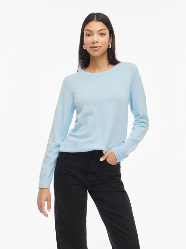 VIRIL O-NECK L/S KNIT TOP - NOOS - Image 6