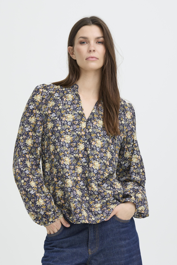 PZava Bluse m/ Blomster - Image 1