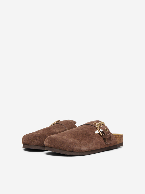 ONLHUSTON LEATHER BUCKLE MULE - Image 3