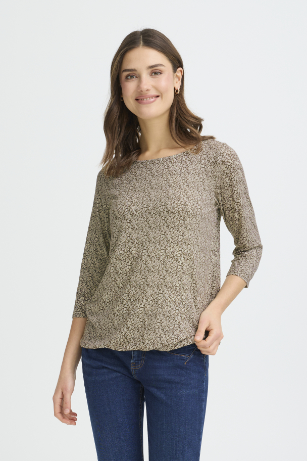 FRamy Topp m/strikk Grønn - Image 1