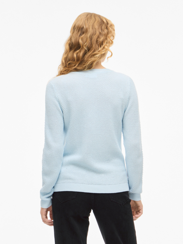 VIDALO O-NECK L/S KNIT TOP- NOOS - Image 2