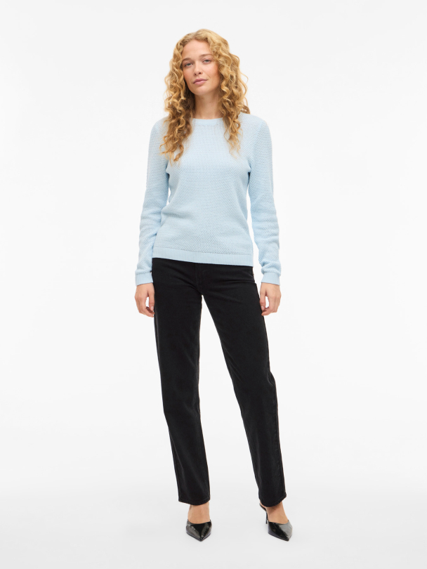 VIDALO O-NECK L/S KNIT TOP- NOOS - Image 4