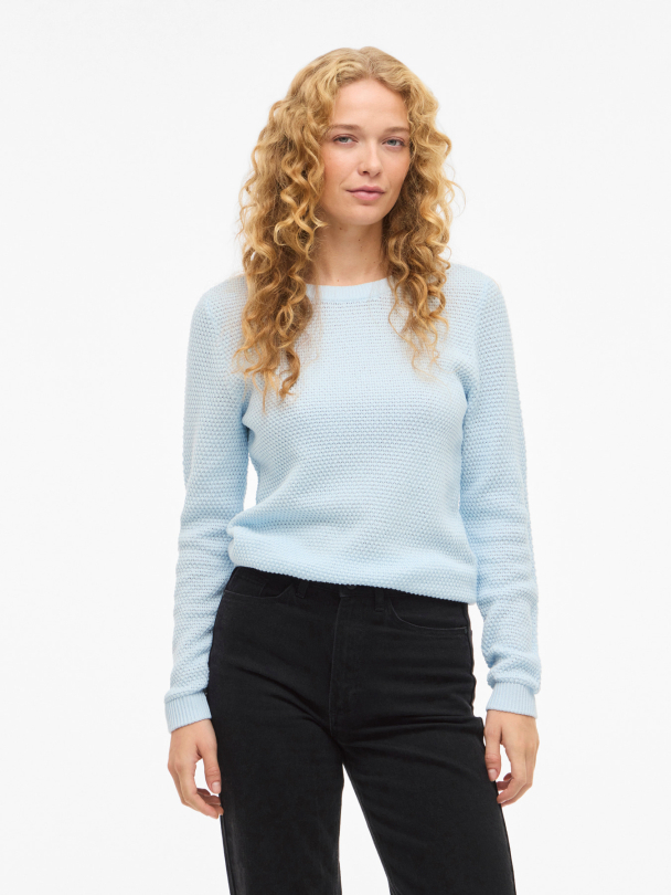 VIDALO O-NECK L/S KNIT TOP- NOOS - Image 5