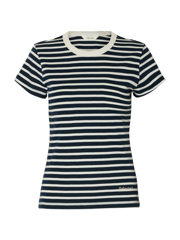 Milly Tee - Dark Sapphire/Egret - Image 1