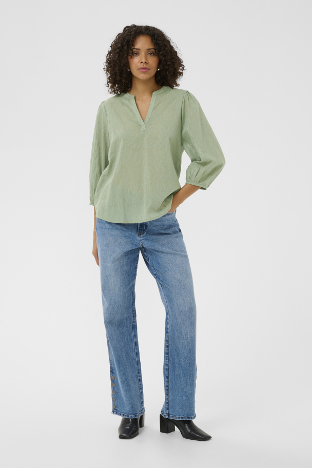 KAgabriela Bluse Grønn - Image 3