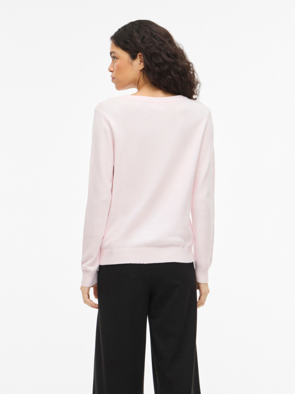 VIRIL O-NECK L/S KNIT TOP - NOOS - Image 2